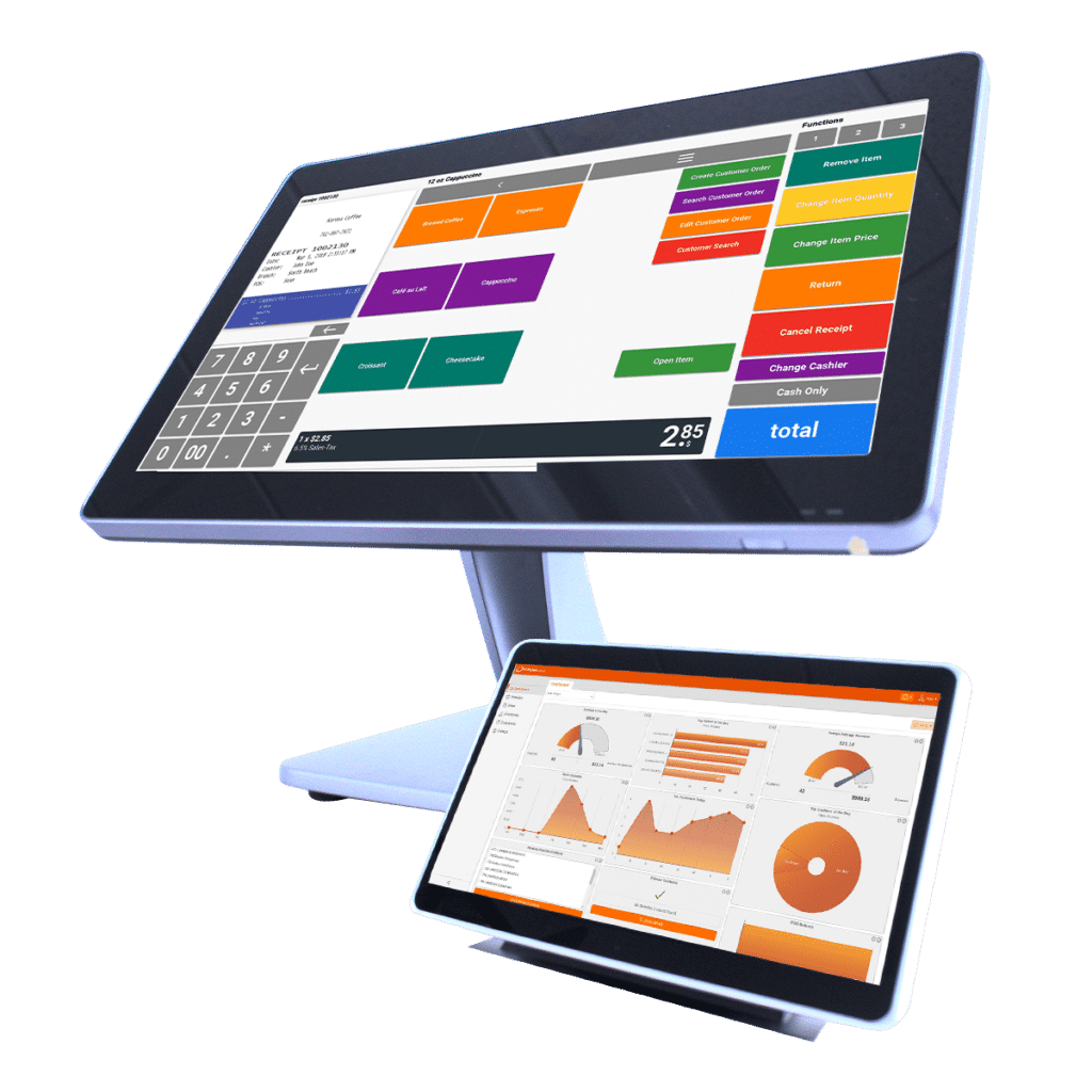 KORONA POS software on hardware.